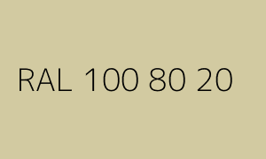 Colore RAL 100 80 20