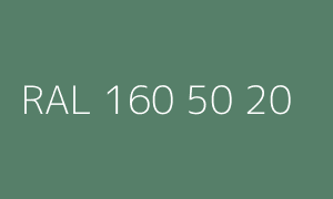 Colore RAL 160 50 20