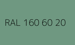 Colore RAL 160 60 20