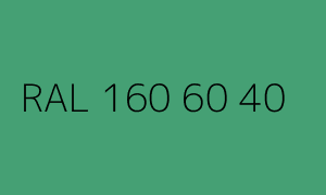 Colore RAL 160 60 40
