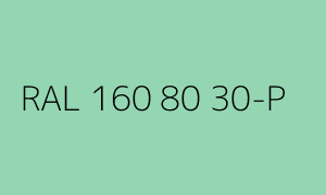 Colore RAL 160 80 30-P