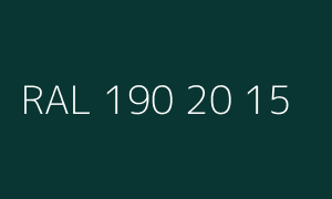 Colore RAL 190 20 15