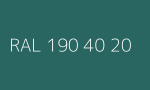 Colore RAL 190 40 20
