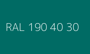 Colore RAL 190 40 30