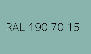 Colore RAL 190 70 15