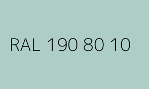Colore RAL 190 80 10