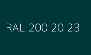 Colore RAL 200 20 23