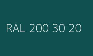 Colore RAL 200 30 20