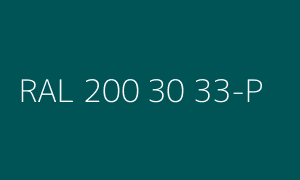 Colore RAL 200 30 33-P
