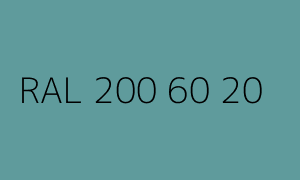 Colore RAL 200 60 20