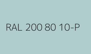 Colore RAL 200 80 10-P