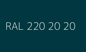 Colore RAL 220 20 20