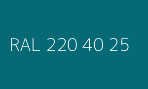 Colore RAL 220 40 25