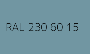 Colore RAL 230 60 15