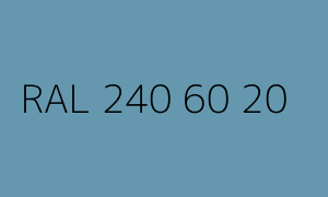 Colore RAL 240 60 20