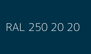 Colore RAL 250 20 20