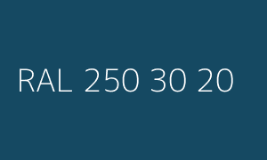 Colore RAL 250 30 20
