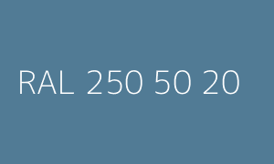 Colore RAL 250 50 20
