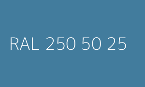 Colore RAL 250 50 25