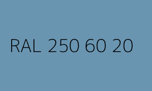Colore RAL 250 60 20