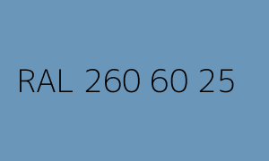 Colore RAL 260 60 25