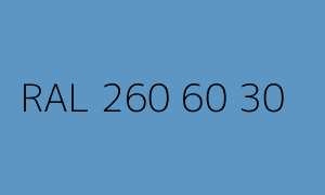 Colore RAL 260 60 30