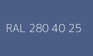 Colore RAL 280 40 25