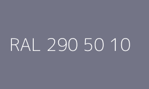 Colore RAL 290 50 10