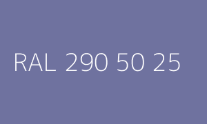 Colore RAL 290 50 25