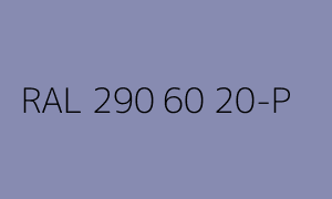 Colore RAL 290 60 20-P