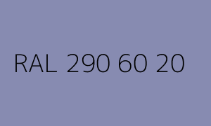 Colore RAL 290 60 20