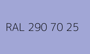Colore RAL 290 70 25