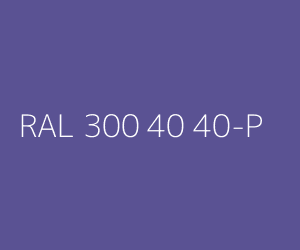 Colore RAL 300 40 40-P 