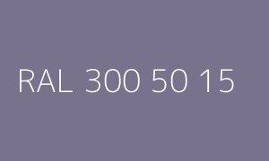 Colore RAL 300 50 15