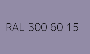 Colore RAL 300 60 15