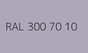 Colore RAL 300 70 10