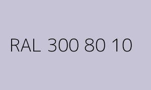 Colore RAL 300 80 10