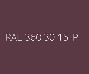 Colore RAL 360 30 15-P 