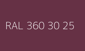 Colore RAL 360 30 25