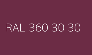 Colore RAL 360 30 30