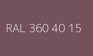 Colore RAL 360 40 15
