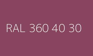 Colore RAL 360 40 30