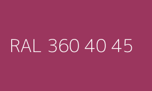 Colore RAL 360 40 45