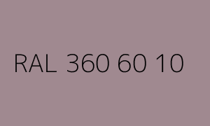 Colore RAL 360 60 10