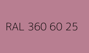 Colore RAL 360 60 25