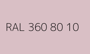 Colore RAL 360 80 10