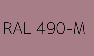 Colore RAL 490-M
