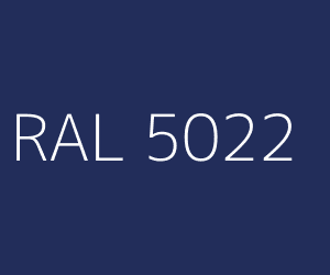 Colore RAL 5022 NIGHT BLUE