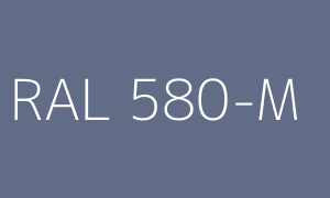 Colore RAL 580-M