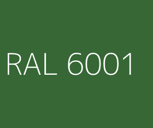 Colore RAL 6001 EMERALD GREEN